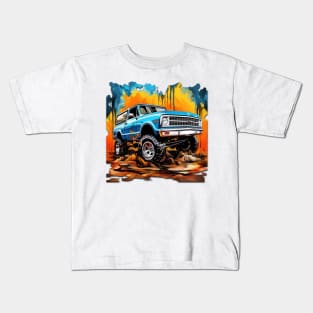 Off-Road Adventure: Chevy K5 Blazer Pop Art Kids T-Shirt